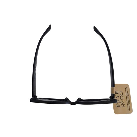 Frye Matte Black Oversized Rectangle Sunglasses 100% UV main image 7